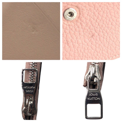 LOUIS VUITTON Tri-fold wallet M62156 leather pink Portefeuille Capsine