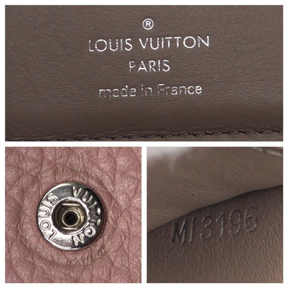 LOUIS VUITTON Tri-fold wallet M62156 leather pink Portefeuille Capsine