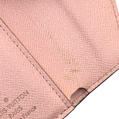 LOUIS VUITTON Tri-fold wallet M62933 PVC Brown Pink Rose Ballerone Monogram Portefeuille Zoe