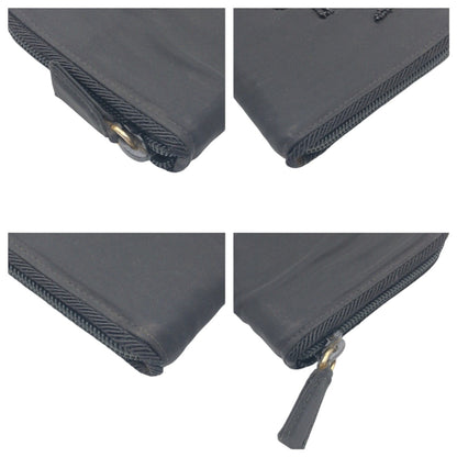 PRADA Bifold Wallet Nylon Black black