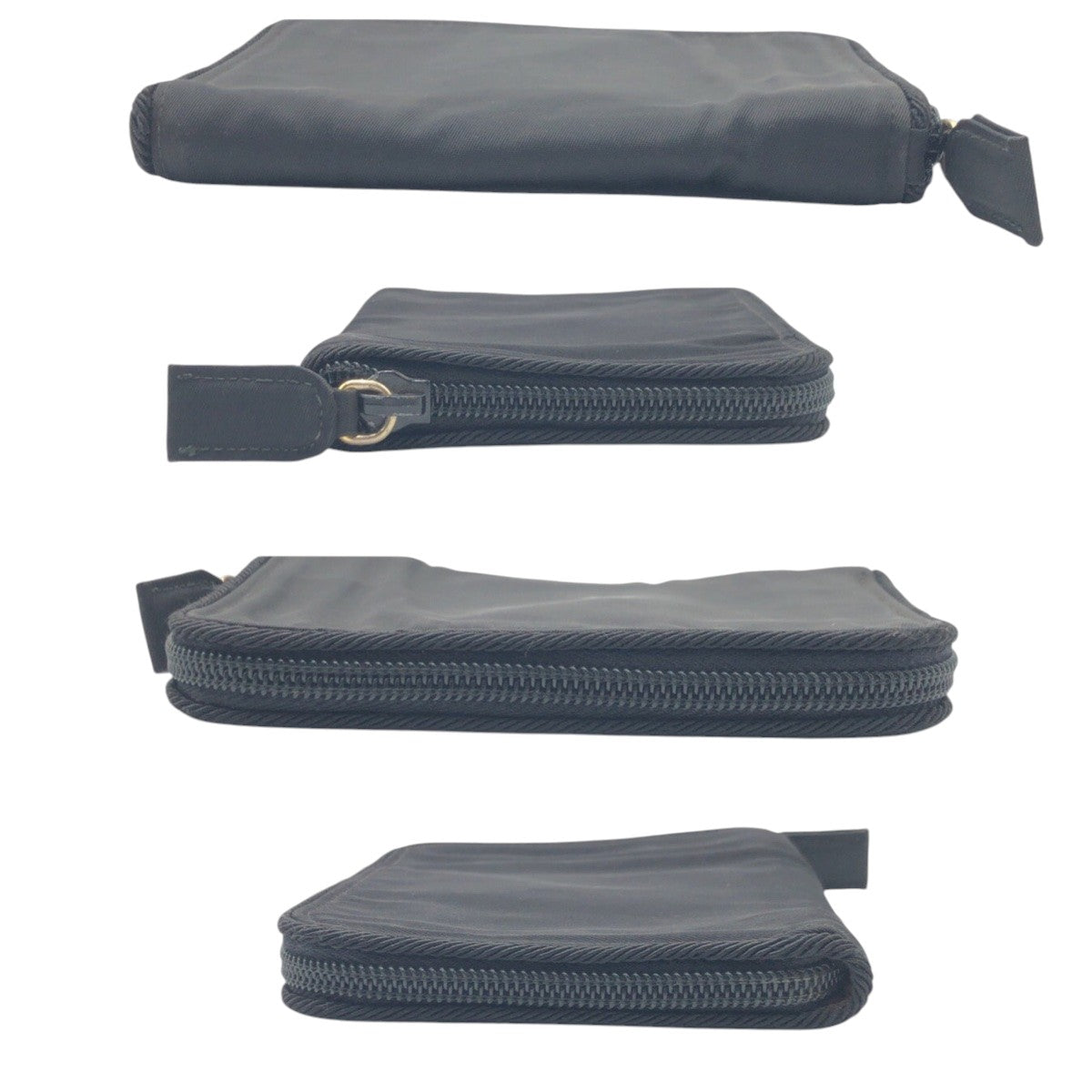 PRADA Bifold Wallet Nylon Black black