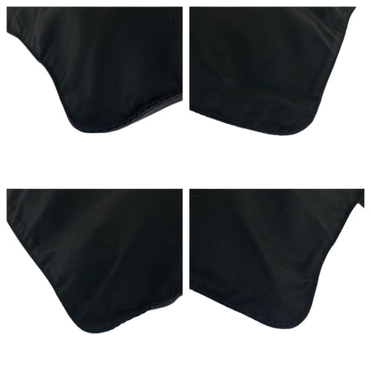 PRADA Shoulder Bag VA0053 Nylon black Test Triangle With logo