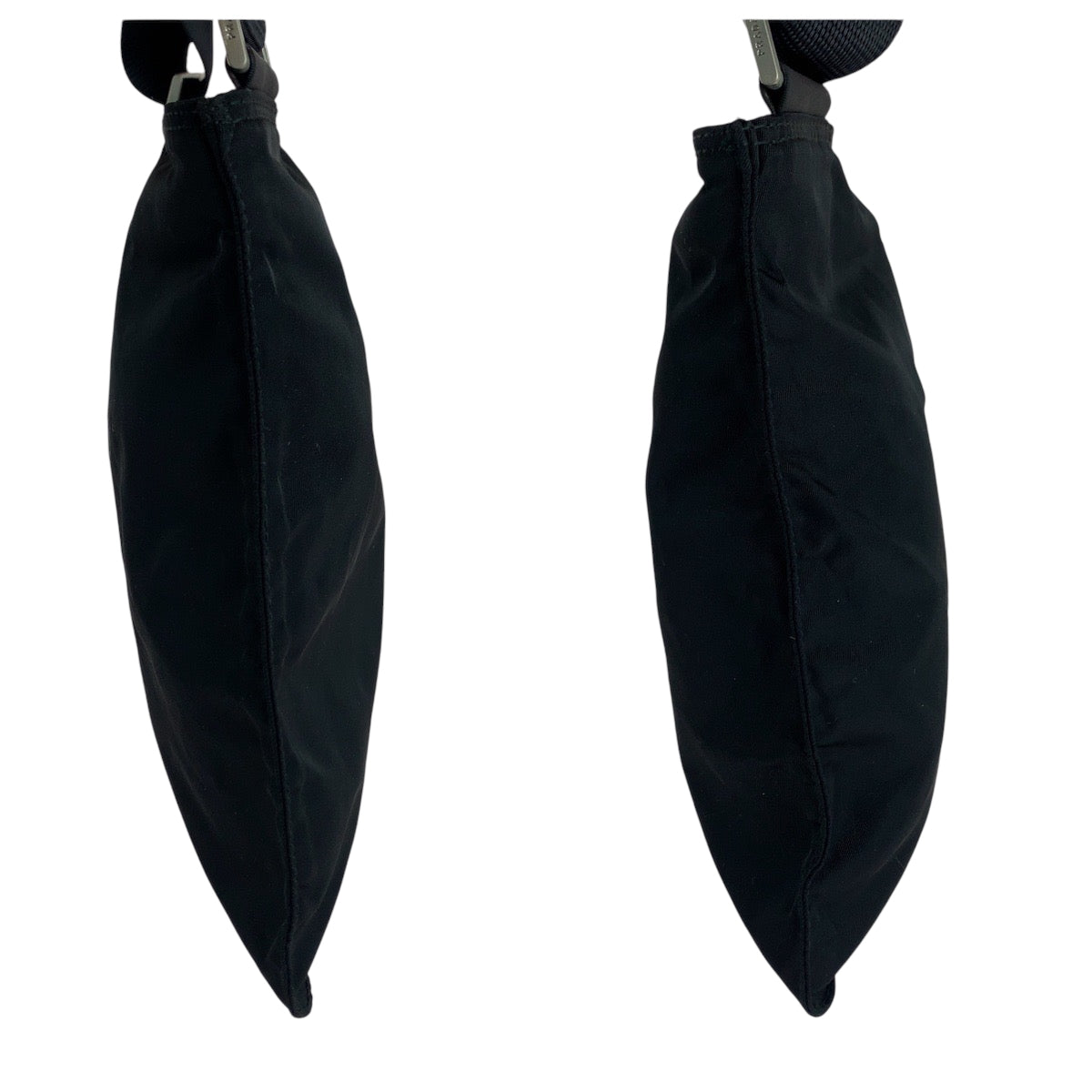 PRADA Shoulder Bag VA0053 Nylon black Test Triangle With logo