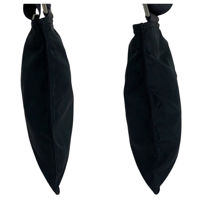 PRADA Shoulder Bag VA0053 Nylon black Test Triangle With logo