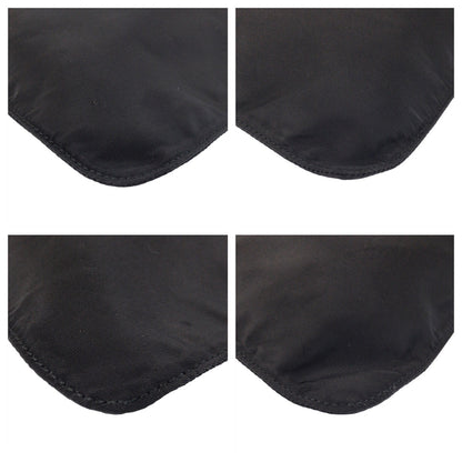 PRADA Shoulder Bag Nylon Black SilverMetal Test Triangle With logo