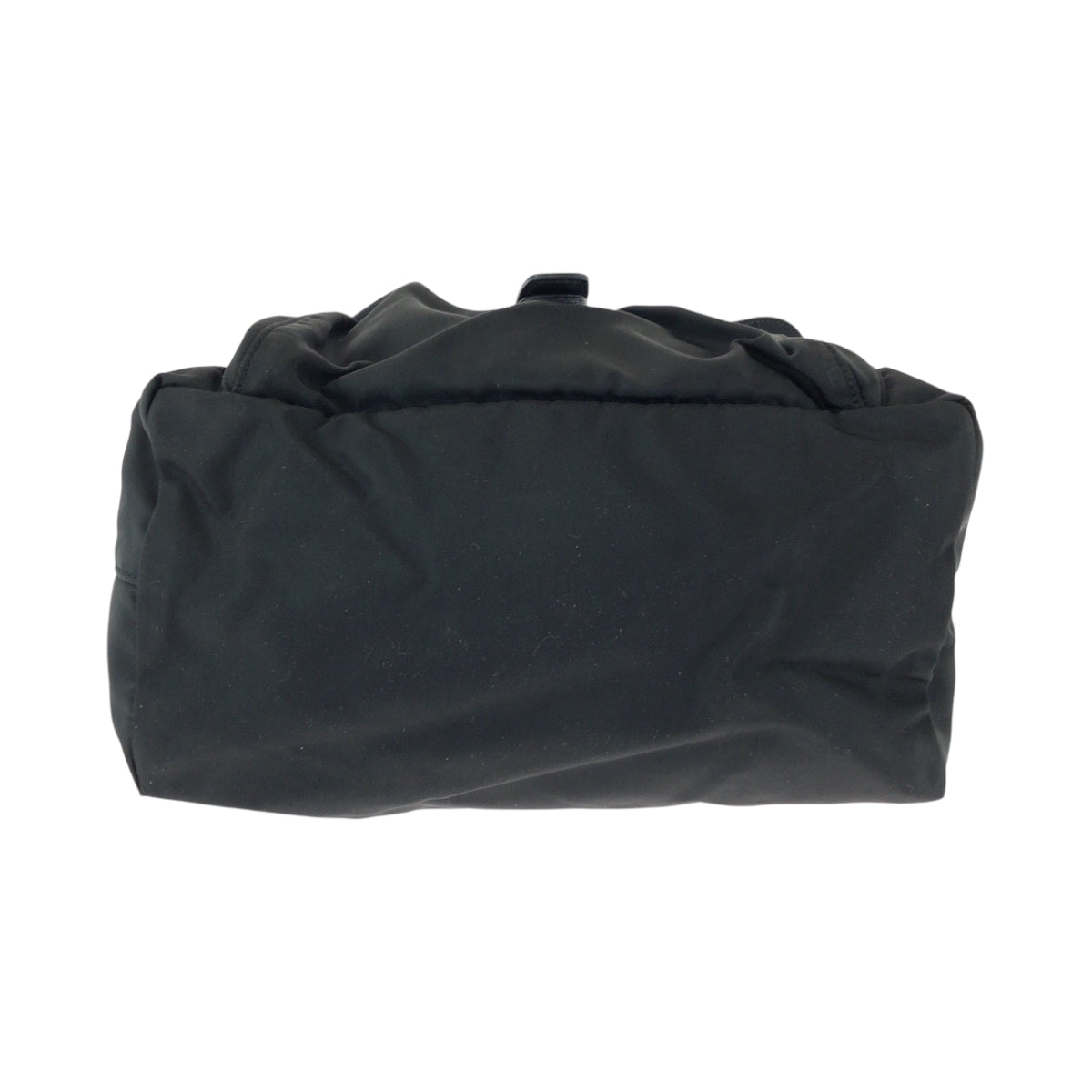 PRADA Shoulder Bag B5469F Nylon black Test Triangle With logo