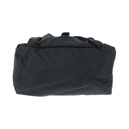 PRADA Shoulder Bag B5469F Nylon black Test Triangle With logo