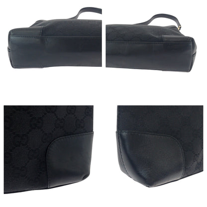 GUCCI Shoulder Bag 33900 GG canvas Black GoldMetal