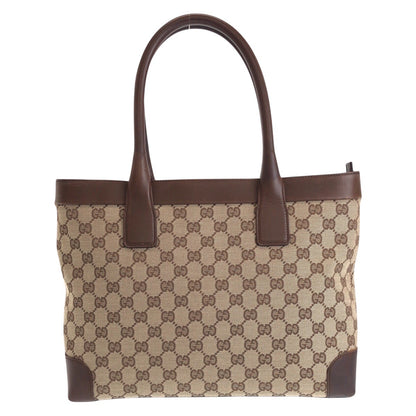 GUCCI Tote Bag 33890 GG canvas Brown beige