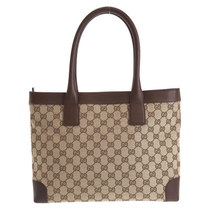 GUCCI Tote Bag 33890 GG canvas Brown beige