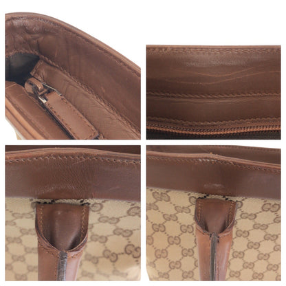 GUCCI Tote Bag 33890 GG canvas Brown beige