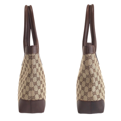 GUCCI Tote Bag 33890 GG canvas Brown beige