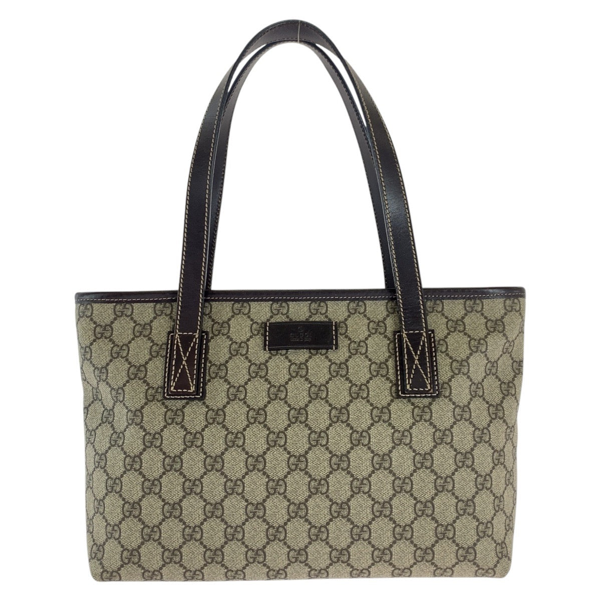 GUCCI Tote Bag 211138 GG Supreme Canvas beige