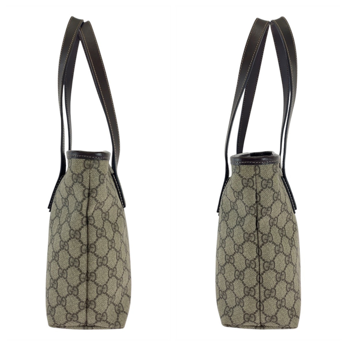 GUCCI Tote Bag 211138 GG Supreme Canvas beige