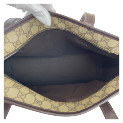 GUCCI Tote Bag 211138 GG Supreme Canvas beige