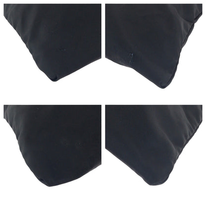 PRADA Shoulder Bag Nylon Black SilverMetal Test Triangle With logo