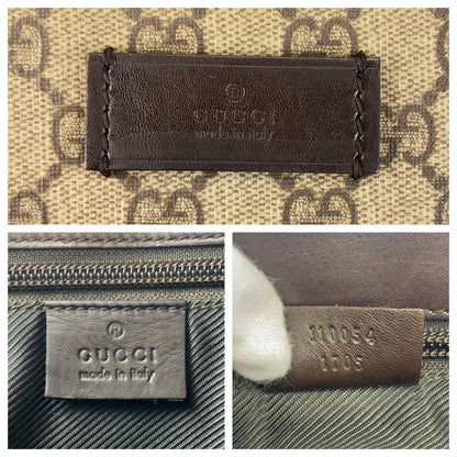 GUCCI Shoulder Bag 110054 GG Supreme Canvas beige