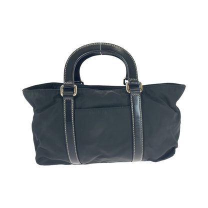 PRADA Shoulder Bag BN1052 Nylon Black SilverMetal Test Triangle With logo