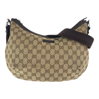 GUCCI Shoulder Bag 181092 GG canvas Beige brown