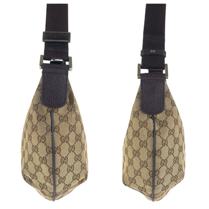 GUCCI Shoulder Bag 181092 GG canvas Beige brown