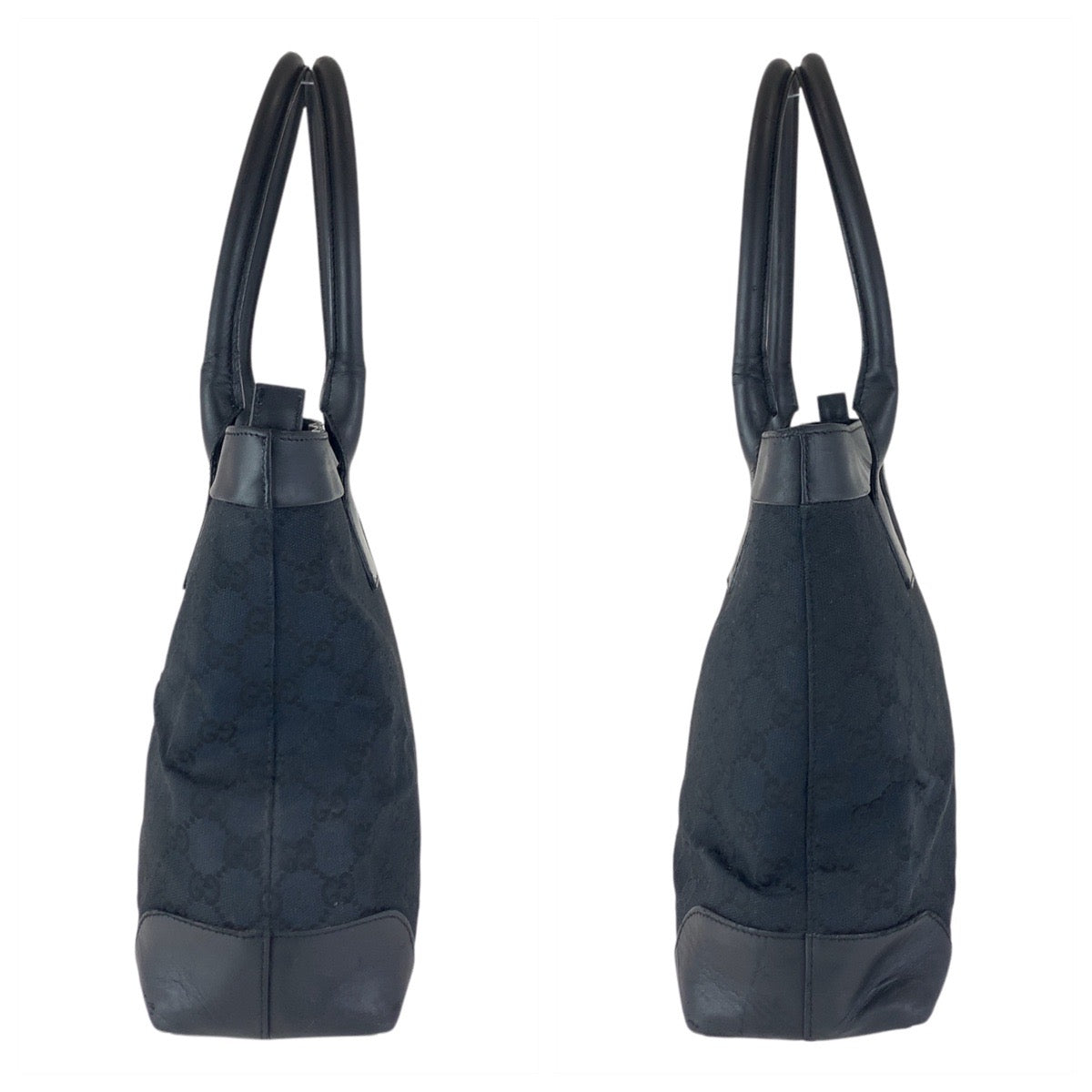 GUCCI Tote Bag 33890 GG canvas Black black