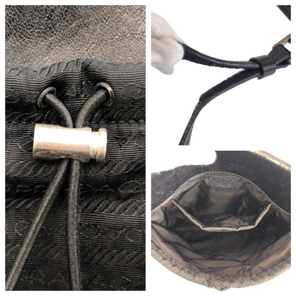 PRADA Shoulder Bag Nylon black