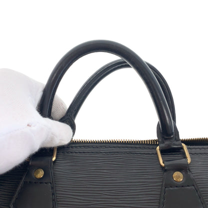 LOUIS VUITTON Handbag M59022 leather Noir Black Gold Metal Epi Speedy 30
