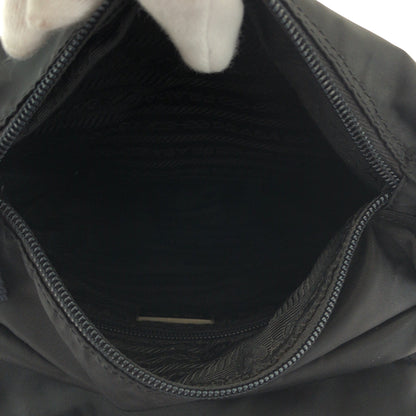 PRADA Shoulder Bag BT8994 Nylon Black SilverMetal Test Triangle With logo