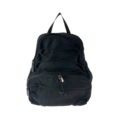 PRADA Backpack V317 Nylon black Test Triangle With logo