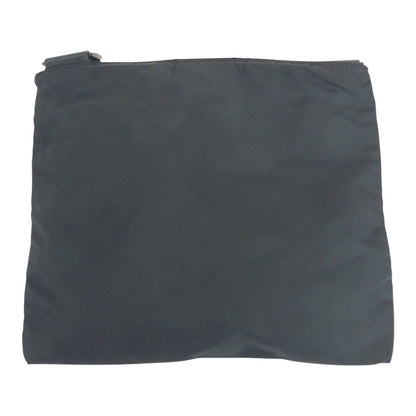 PRADA Shoulder Bag Nylon black Test Triangle With logo