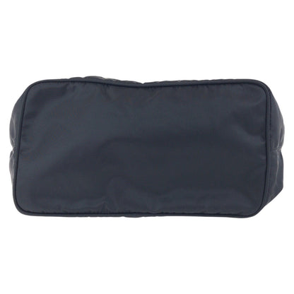 PRADA Shoulder Bag Nylon Black SilverMetal Test Triangle With logo