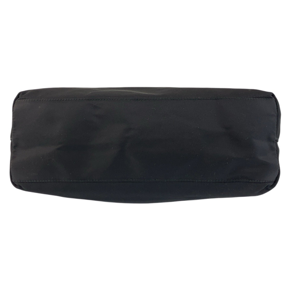 PRADA Tote Bag Nylon Black SilverMetal Test Triangle With logo