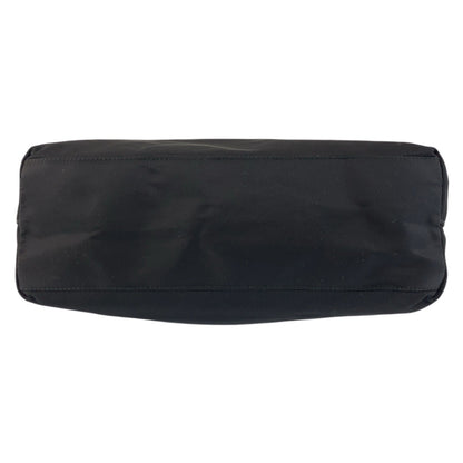 PRADA Tote Bag Nylon Black SilverMetal Test Triangle With logo