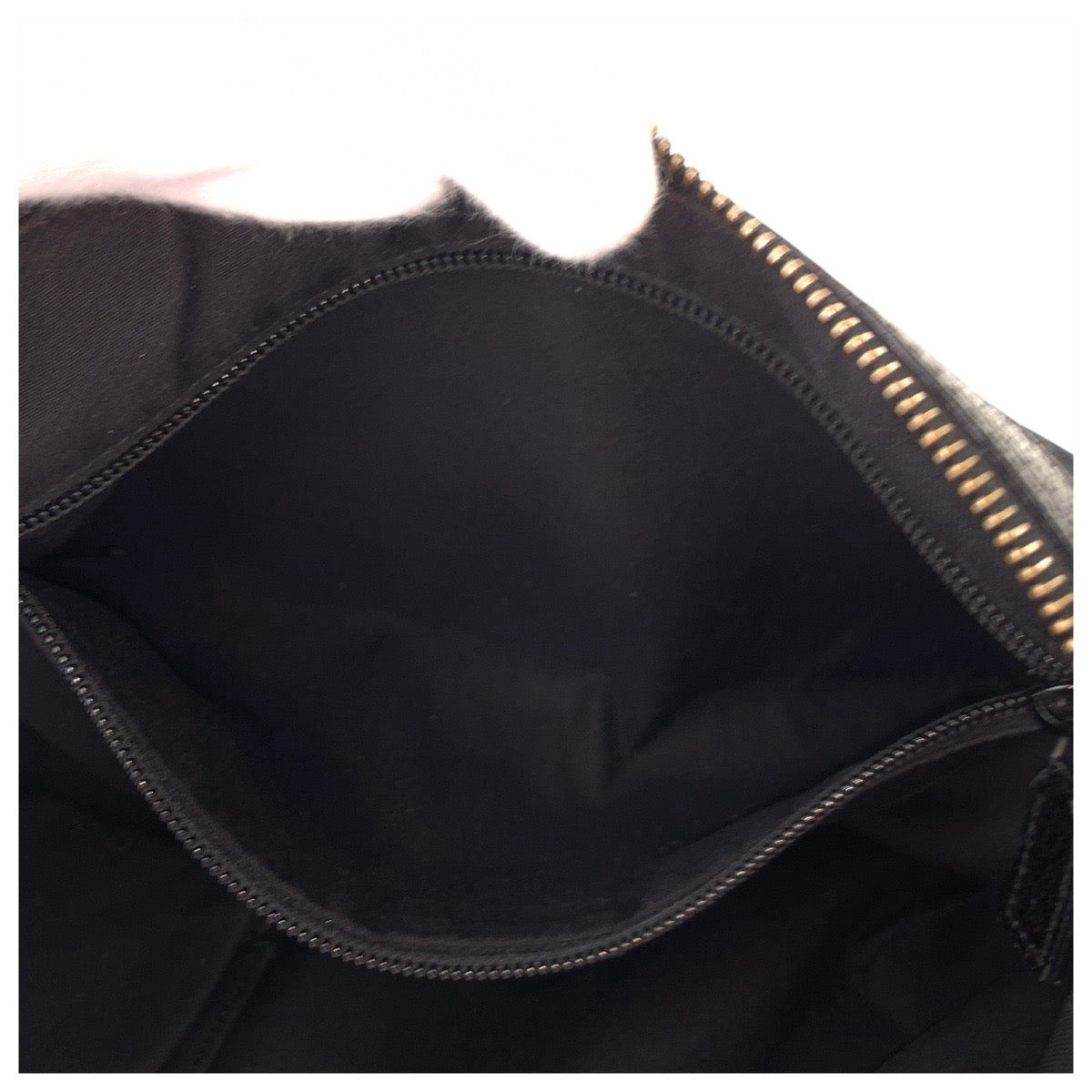 GUCCI Shoulder Bag 181092 GG canvas Black SilverMetal