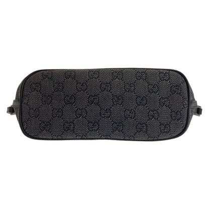 GUCCI Handbag 07198 GG canvas Black SilverMetal