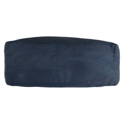PRADA Tote Bag Nylon Navy SilverMetal Test Triangle With logo