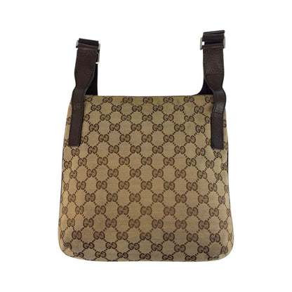 GUCCI Shoulder Bag 122793 GG canvas Beige brown