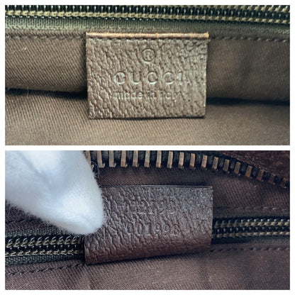 GUCCI Shoulder Bag 122793 GG canvas Beige brown