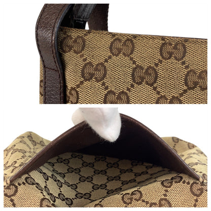 GUCCI Shoulder Bag 122793 GG canvas Beige brown