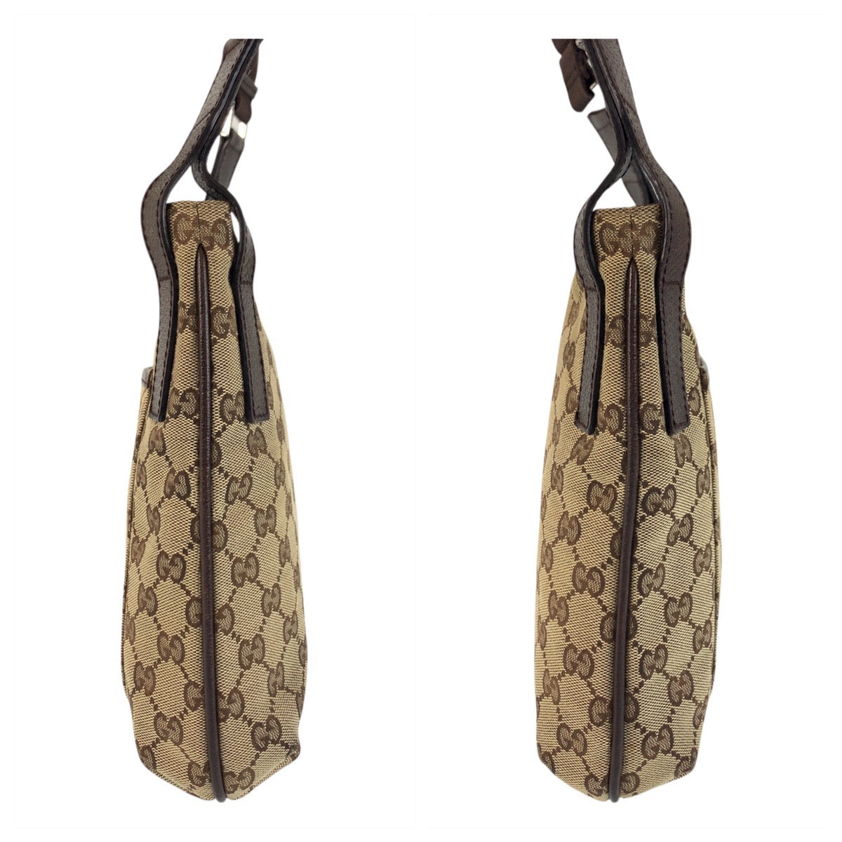 GUCCI Shoulder Bag 122793 GG canvas Beige brown