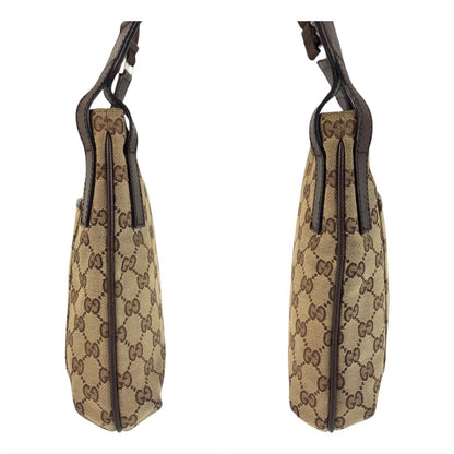 GUCCI Shoulder Bag 122793 GG canvas Beige brown