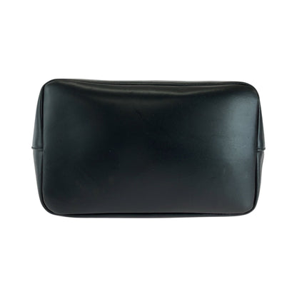 GUCCI Shoulder Bag 000 0531 leather Black SilverMetal Bamboo