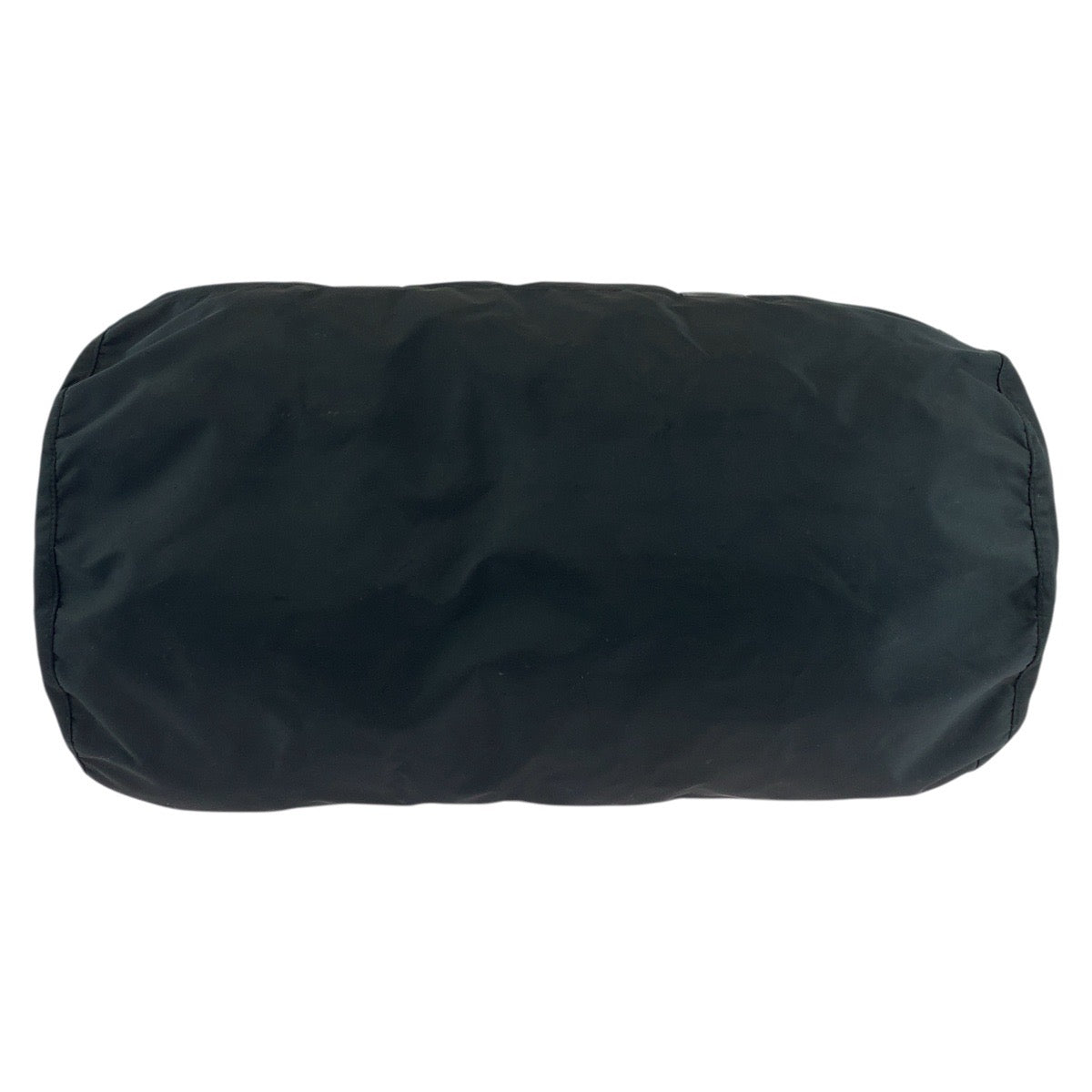 PRADA Boston Duffel bag Nylon Black SilverMetal Test Triangle With logo