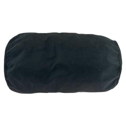 PRADA Boston Duffel bag Nylon Black SilverMetal Test Triangle With logo