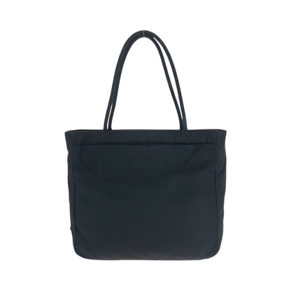 PRADA Handbag Nylon Black SilverMetal Test Triangle With logo