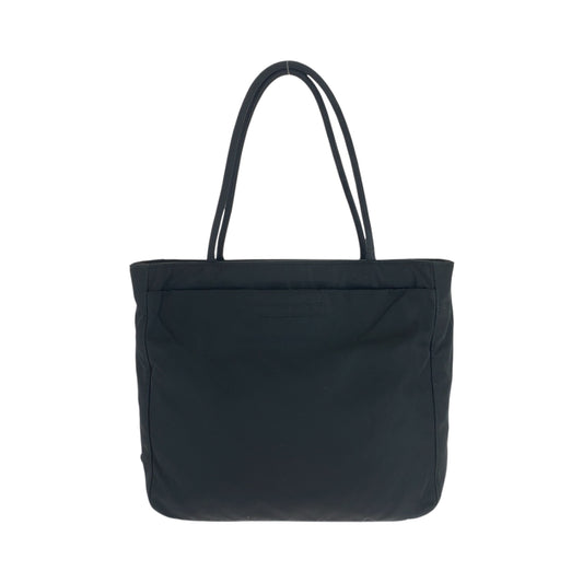 PRADA Handbag Nylon Black SilverMetal Test Triangle With logo