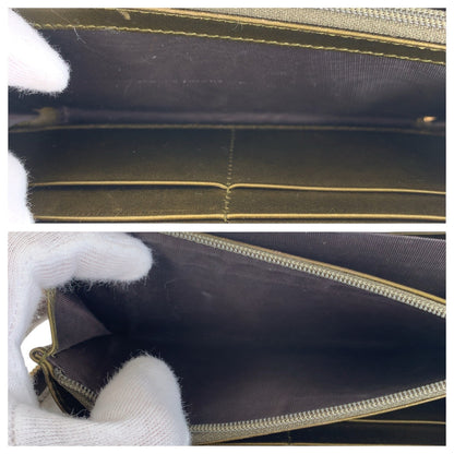 GUCCI Long Wallet Purse 308005 enamel gold Micro Guccisima Heart interlocking