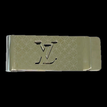 LOUIS VUITTON Money clip M65041 steel Silver Bill Clip Champs Elysées
