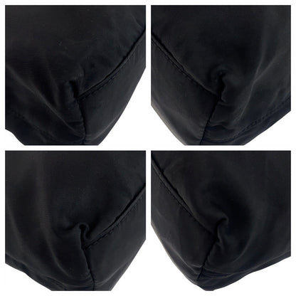 PRADA Tote Bag Nylon black Test Triangle With logo