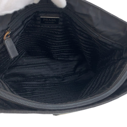 PRADA Tote Bag Nylon black Test Triangle With logo